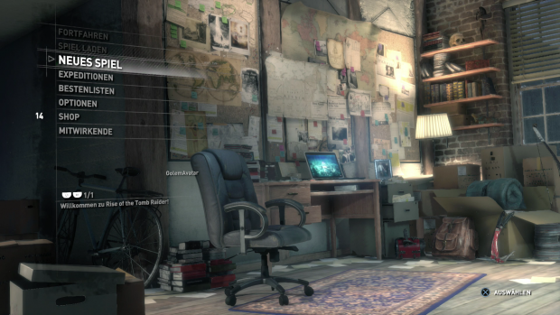 Rise of the Tomb Raider auf der Playstation 4 (Screenshot: Golem.de)